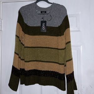 NWT boutique colorblock sweater